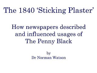 How newspapers described and influenced usages of the Penny Black