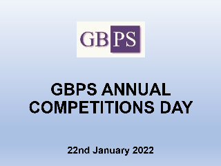 GBPS Competitions 2022